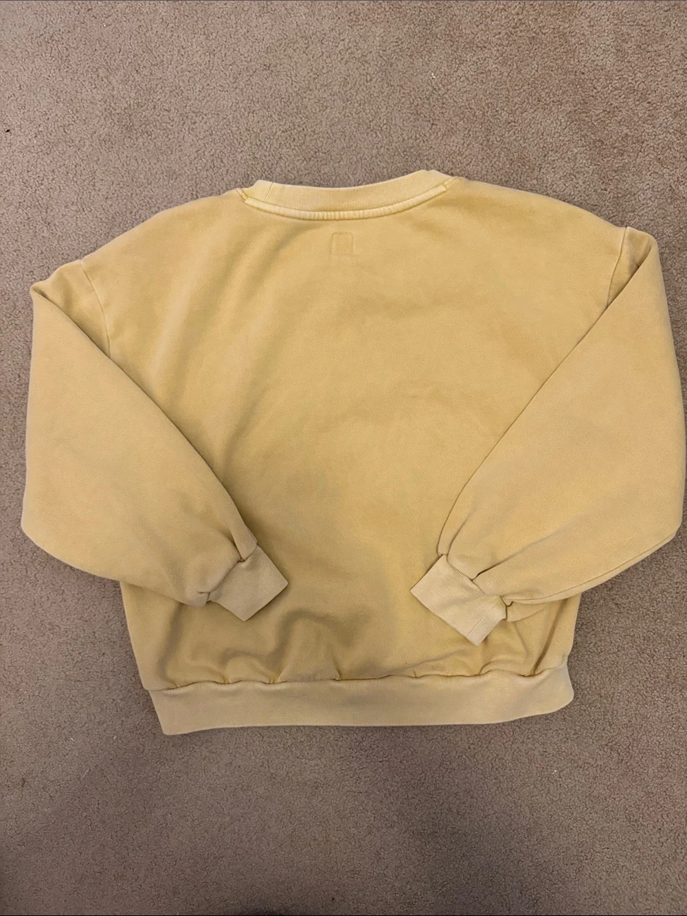 Kids GAP Sunwashed Yellow Crewneck Sweatshirt